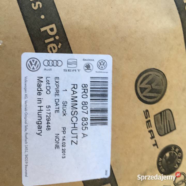 NOWA DOKŁADKA ZDERZAK TYŁ AUDI Q5 8R OFFROAD