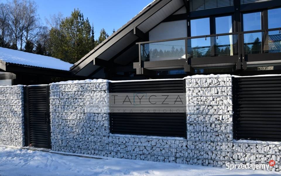 Mur gabionowy 200x180x40 solidny kompletny 5 lat Gorzów Wielkopolski