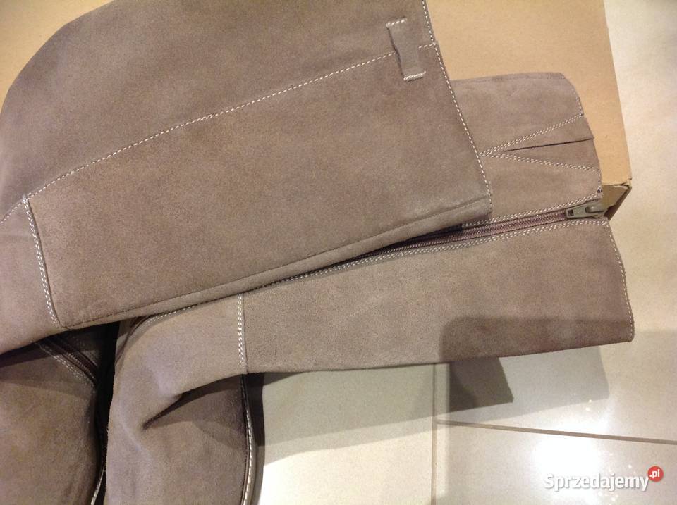 Kozaki Damskie Skórzane KicKers 36 j NOWE Kozaki lubuskie Nowa Sól sprzedam