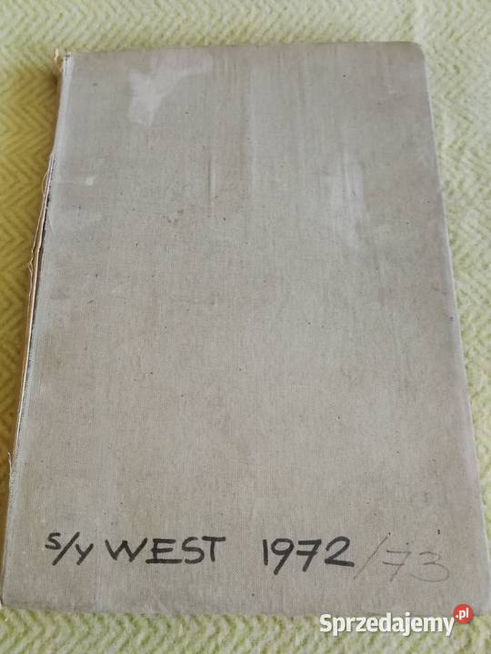 Dziennik Jachtowy sy West 197273 UNIKAT PRL Szczecin