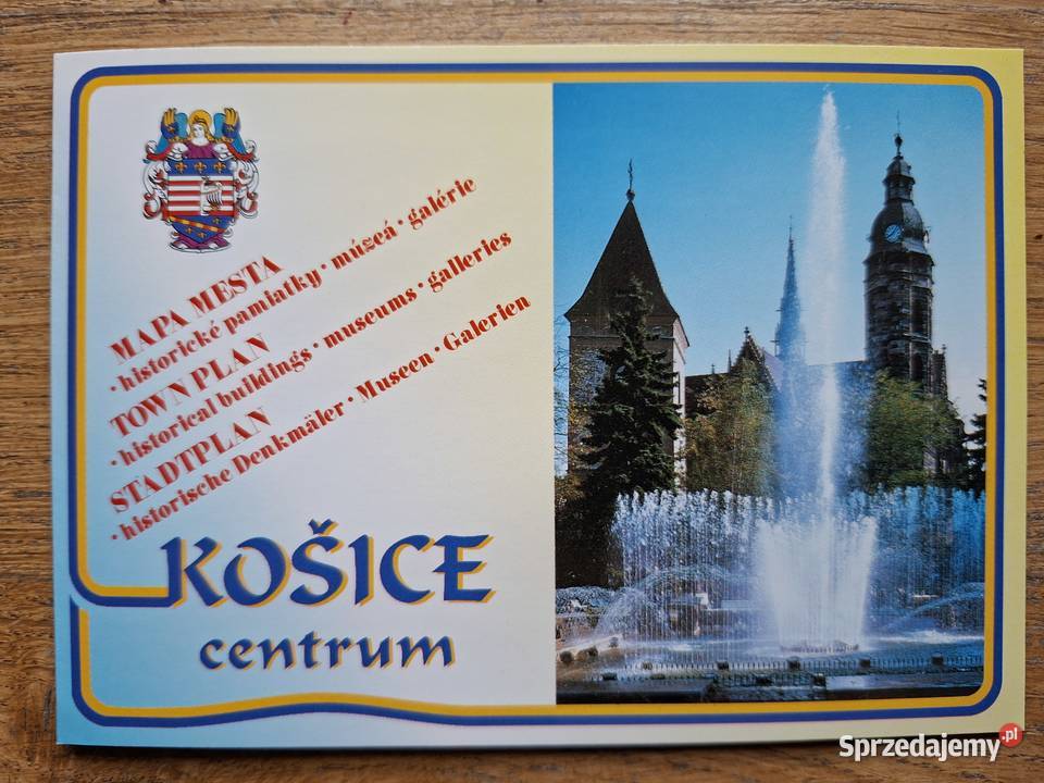 Kosice Slovensky Koszyce Słowacja mapa inf Kraków