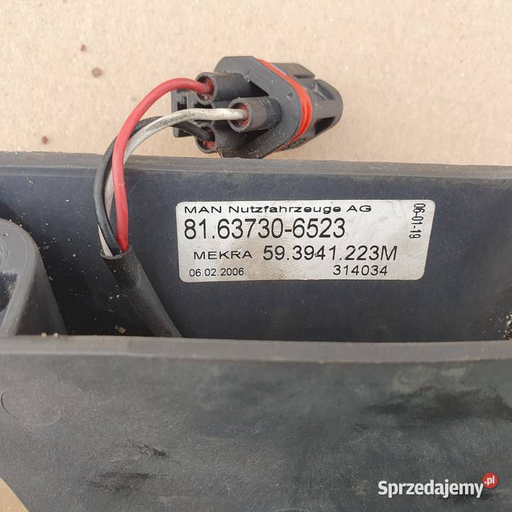MAN TGA TGL TGM TGX LUSTRO RAMPOWE 81637306523 ciężarowe Bieleń
