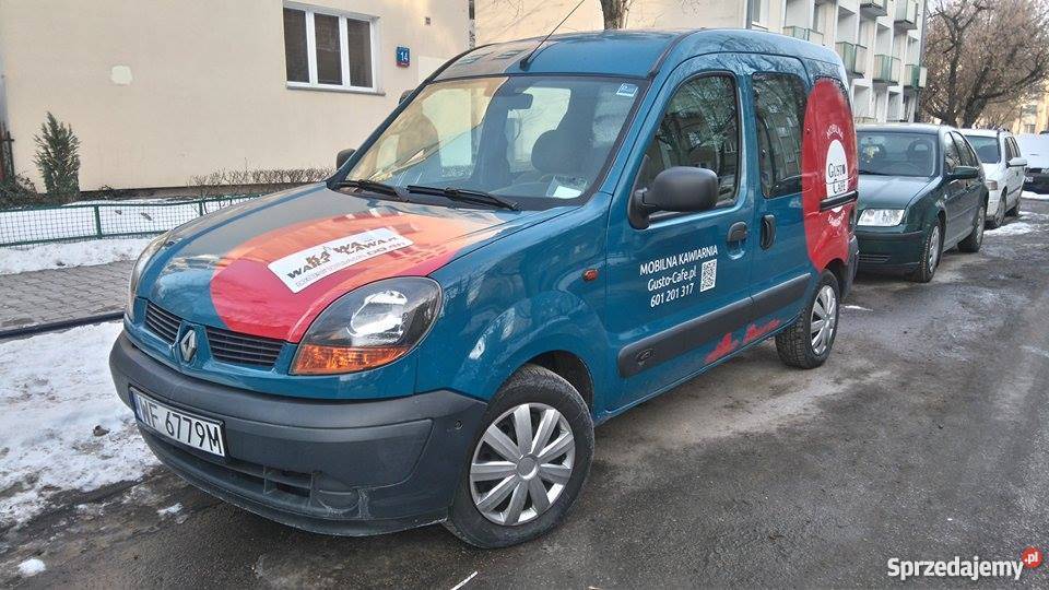 Mobilna kawiarnia foodtruck Renault Kangoo Warszawa