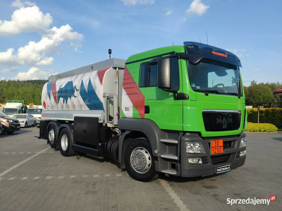MAN TGA 26400 Autocysterna z Dystrybucją Ważne Widełki