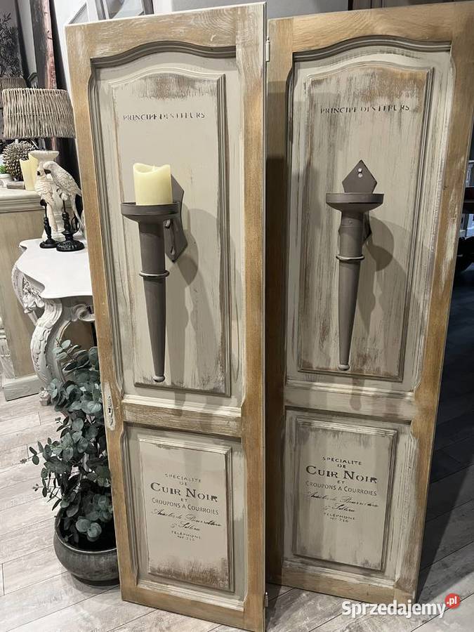 Panel dekoracja prowansalska stare drzwi Żary