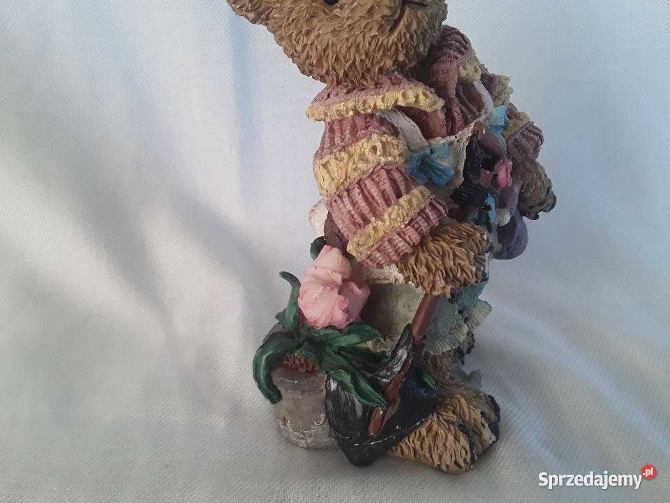 Miś misia ogrodniczka kwiat łopatka Dekoracje i ozdoby lubelskie Zamość
