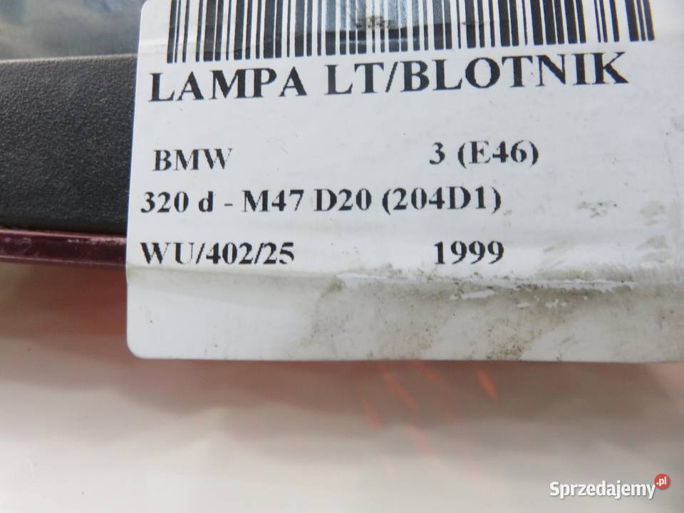 LAMPA LEWA TYLNA BMW E46 SEDAN