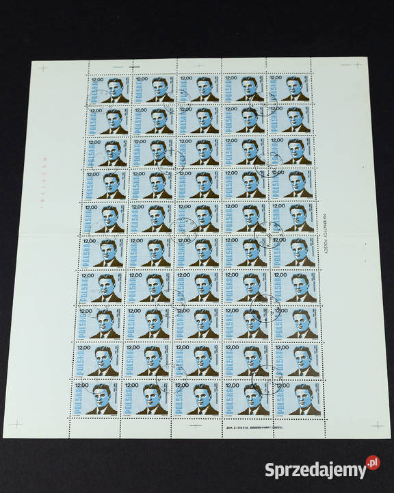 Zygmunt Janiszewski 1982 50 znaczków pełny Filatelistyka Łuków