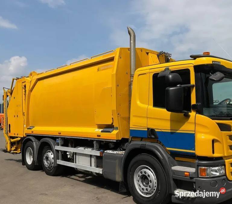 Smieciarka Scania mazowieckie