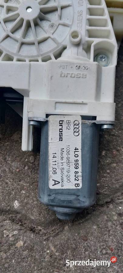 Mechanizm podnoszenia szyby lewy prawy tył AUDI Szczecin sprzedam
