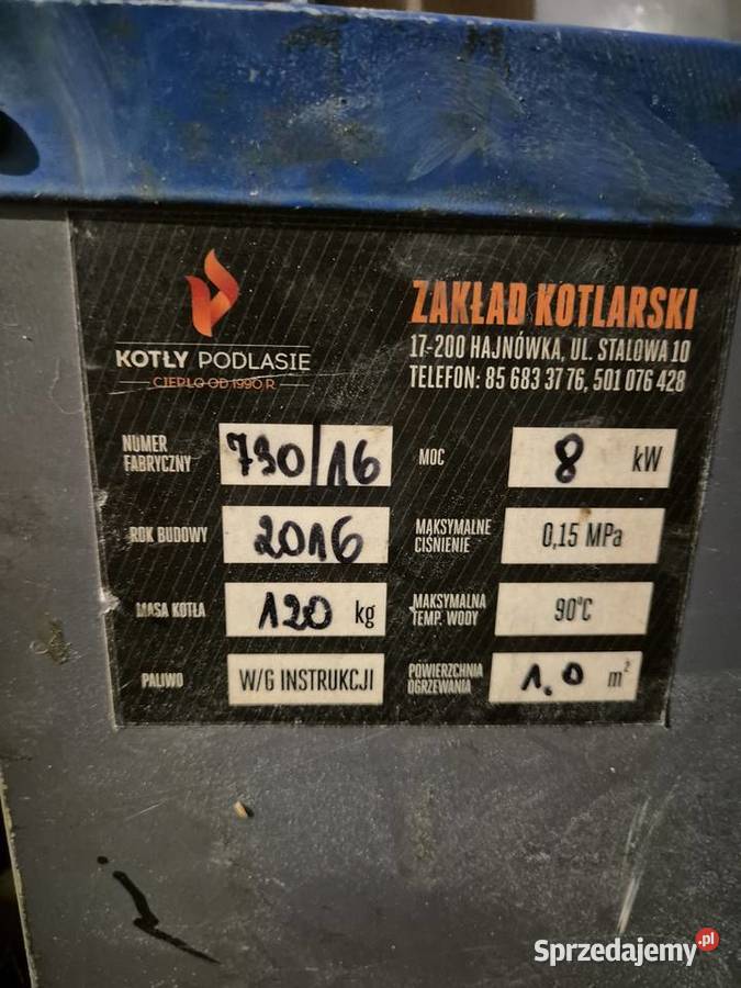 Sprzedam piec na węgiel koks drewno prod 2016r Warszawa