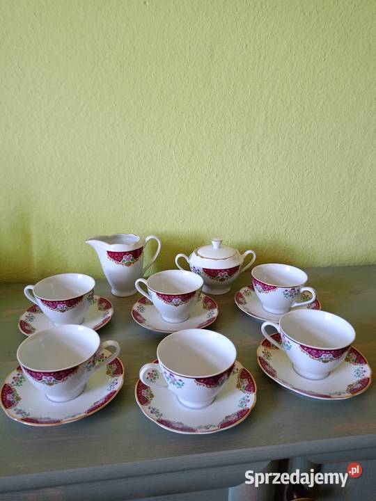Serwis kawowo herbaciany Porcelana Ćmielów Łódź
