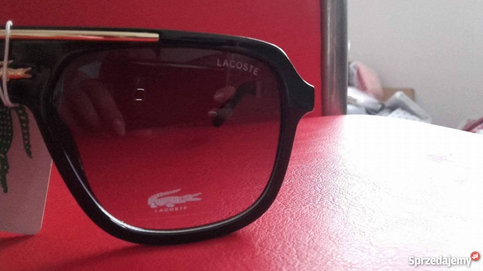 LACSOTE NOWE OKULARY PRZECIWSLONECZNE LOGOWANE Uniseks