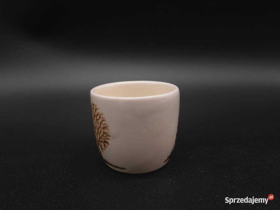 Kieliszek na jajko motyw drzewa Raszków