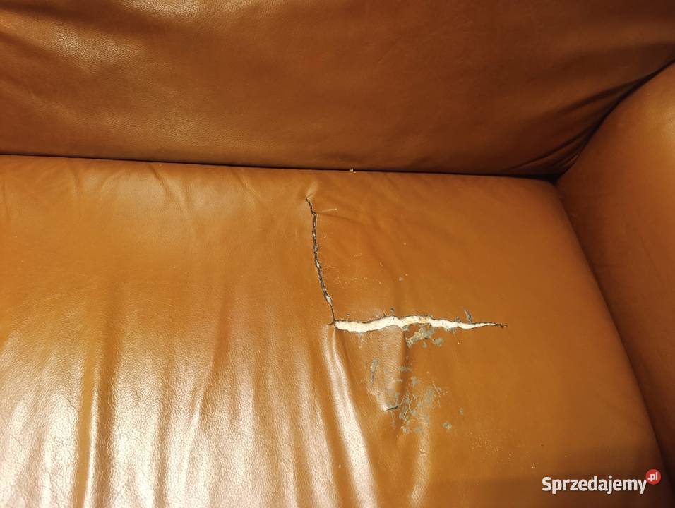 Komplet wypoczynkowy skórzany używany Komplety wypoczynkowe Opatów