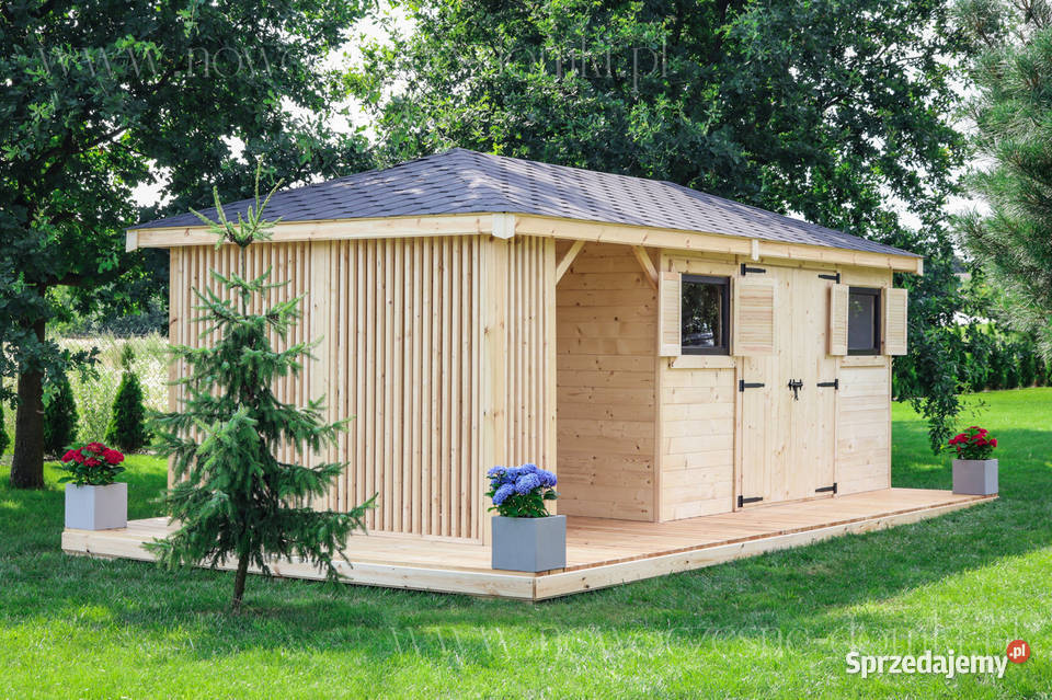 Domek narzędziowy 3x5 Domek Drewutnia Torino 1 Nowy Sącz