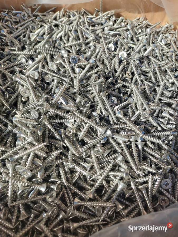 Wkręty do drewna płyty nierdzewne 40 x 30 INOX lubelskie Kraśnik