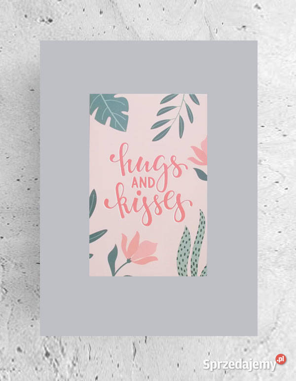 pudrowy plakat A4 pastelowy plakat z napisami Olsztyn