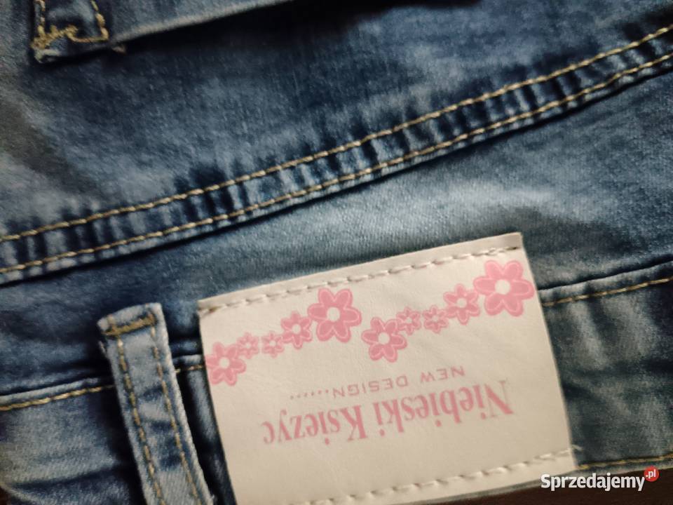 Spódnica jeans dziewczynki 134