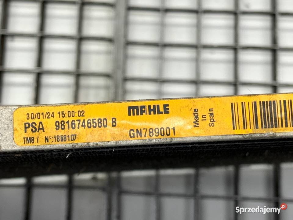 CHŁODNICA KLIMATYZACJI TOYOTA PROACE 15 131 Wentylatory chłodnic klimatyzacji