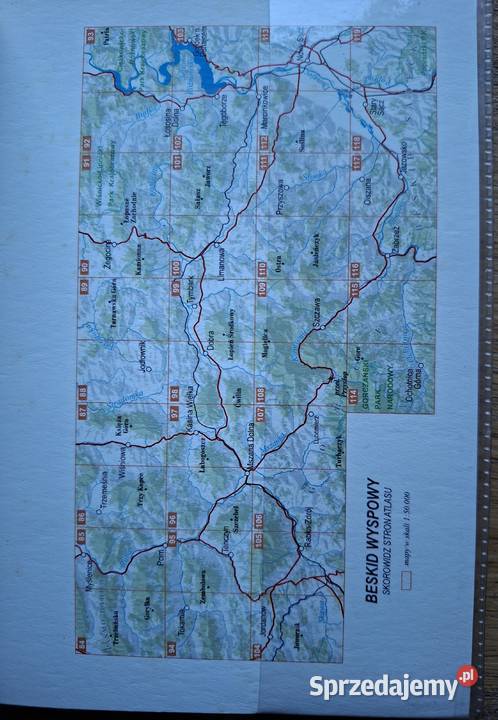 Beskid Wyspowy 3 w 1 ISBN 9788360120798 Mapy i przewodniki Kraków sprzedam