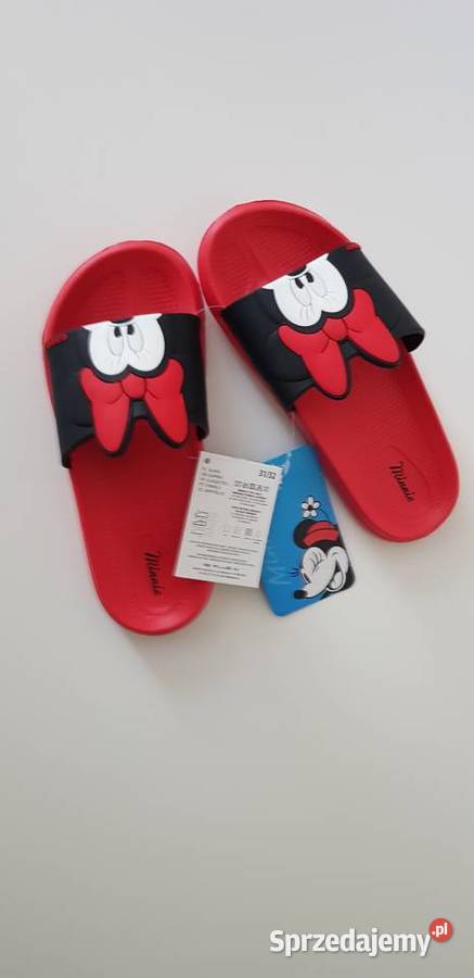 Nowe Klapki dzieci Minnie Mouse myszka 3132 dziewczynka Klapki mazowieckie Warszawa