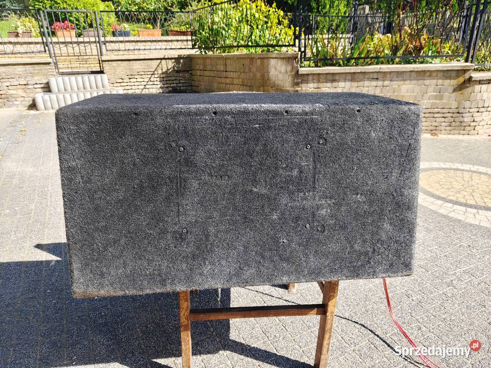 Skrzynia basowa bassowa dual subwoofer tuba Głośniki
