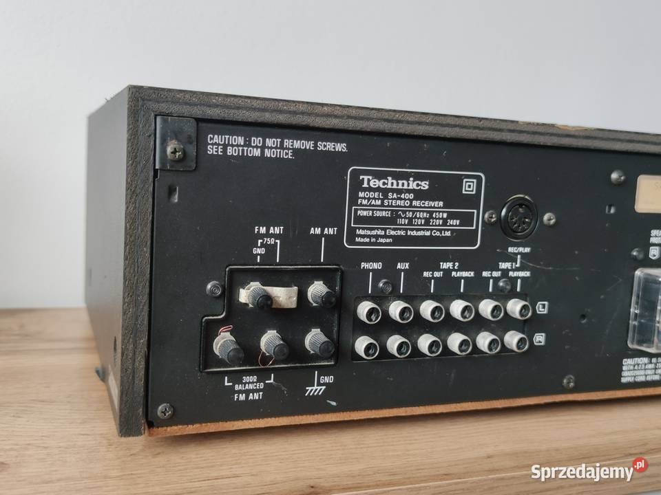 Technics SA400 analogowy amplituner aluminiowy Świdwin