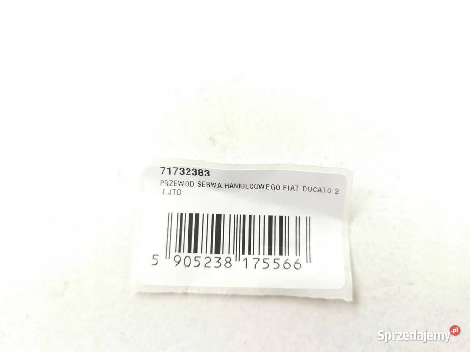 PRZEWÓD SERWA HAMULCOWEGO FIAT DUCATO 20 JTD ORI