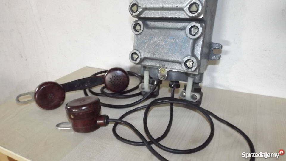 Stary telefon kopalniany górniczy Super Stan Grodziczno