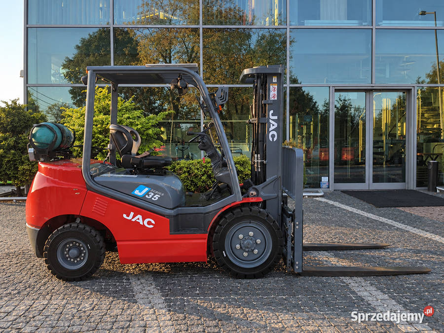 Wózek widłowy JAC CPQYD35 triplex 45 m 35 t lpg Kęty sprzedam