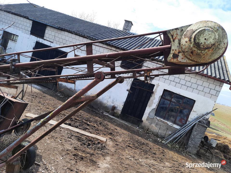 Podajnik łańcuchowy idealny do siana słomy Sejny