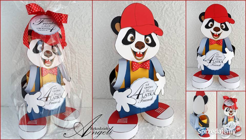 Komplet Box Pudełko na URODZINYPanda z Połomia