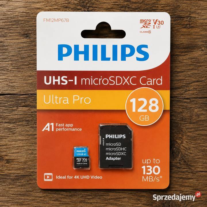Philips microSDXC 128 GB Ultra Pro V30 Micro SD (TransFlash) Namysłów