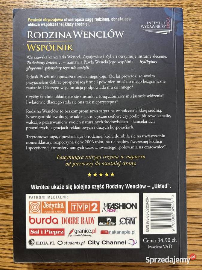 Rodzina Wenclów Wspólnik Lena Najdecka Proza i poezja lubelskie Lublin sprzedam