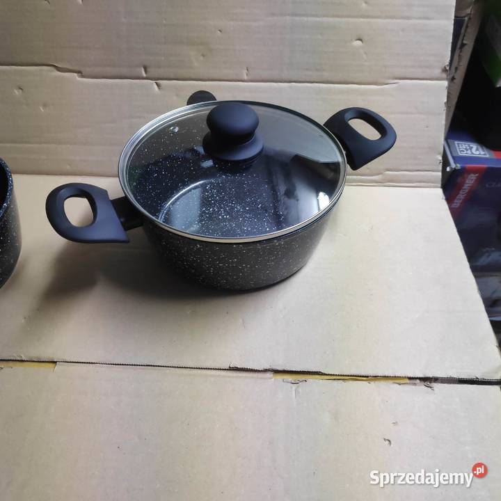 Garnki nieprzywierające 6el zestaw kuchenny z łódzkie