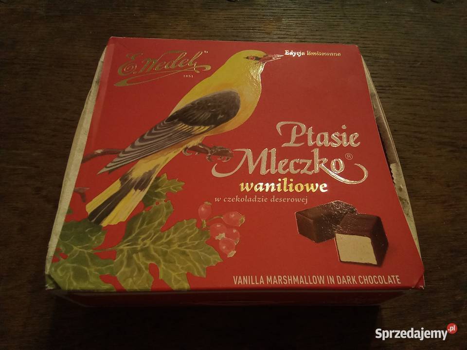 Pudełko puste ptasie mleczko edycja limitowana