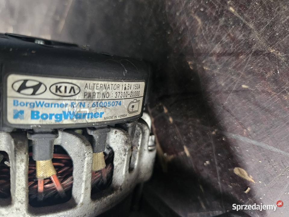 KIA HYUNDAI 16 ALTERNATOR 373002U200 D4FE osobowe Warszawa