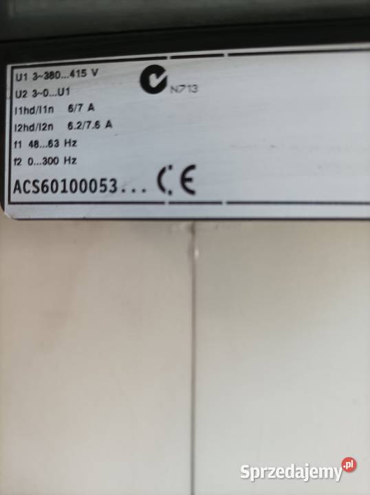 Falownik ABB ACS60100053S00C1200001 Pieńsk