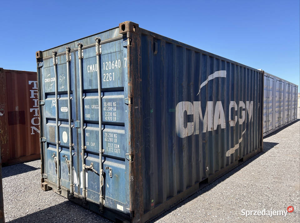 Kontener morski magazynowy 20DV 6 metrowy Kruszwica