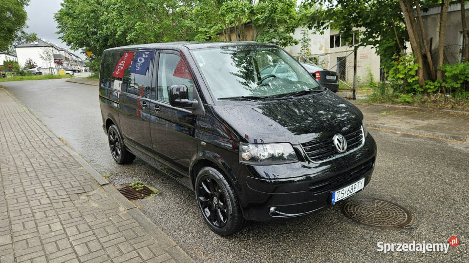 Volkswagen Transporter czarny Szczecin