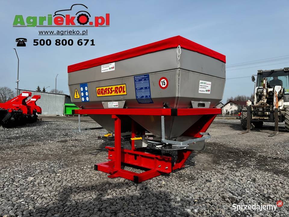 Rozsiewacz Nawozu Taśmowy Kwasówka Ocynk 600l Kalisz