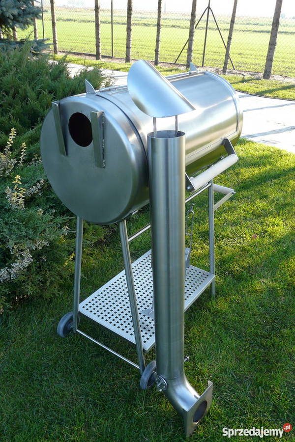 Grill beczka ze stali nierdzewnej Jutrosin