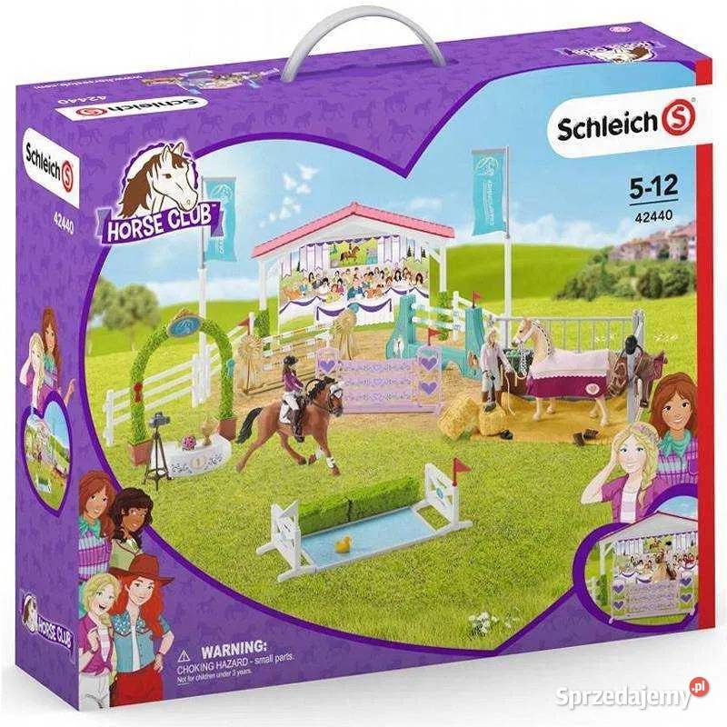 Duży zestaw Konie SCHLEICH 42440 Akcesoria Plastik  Łódź