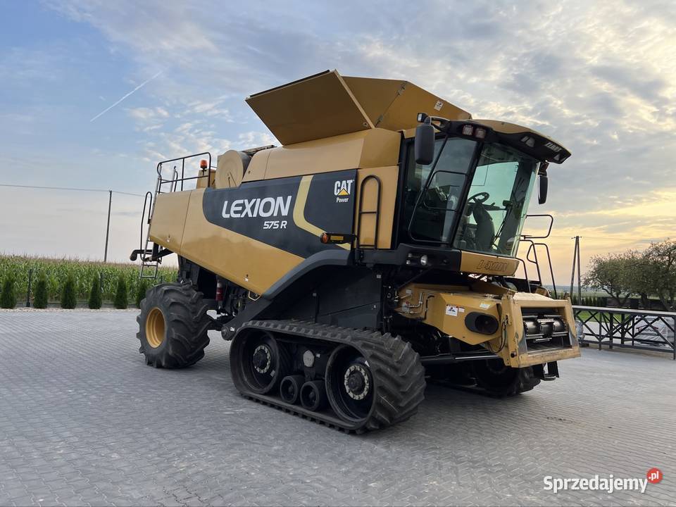 Claas Lexion 575r 4x4 idealny stan Czujniki strat ziarna Zbożowe Kobylin-Borzymy