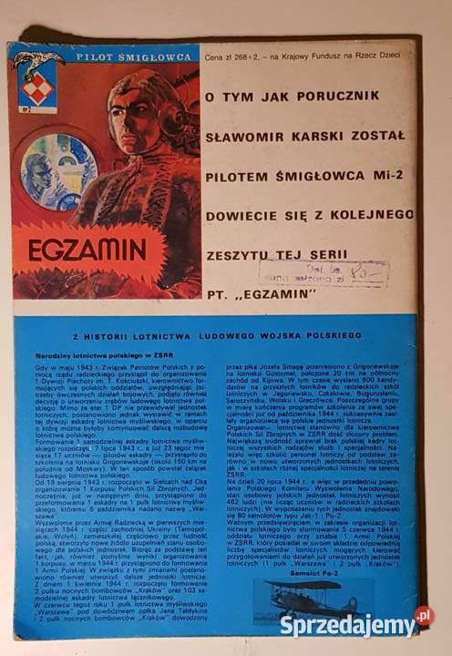 Pilot Śmigłowca 1 NA RATUNEK 1989 Rok wydania 1989 Łódź