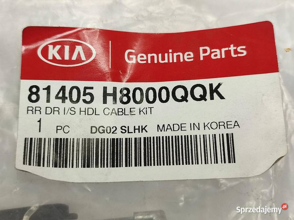 LINKA CIĘGNO DRZWI TYŁ KIA RIO 20112017 sprzedam