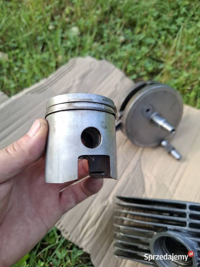 MZ TS 150 Wał cylinder z tłokiem i pierścieniami Włoszczowa