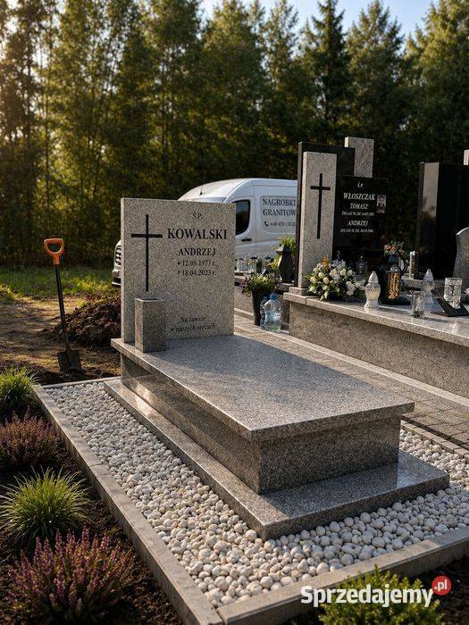 Tani Nagrobek Granitowy 180 x 80 Pomnik sprzedam