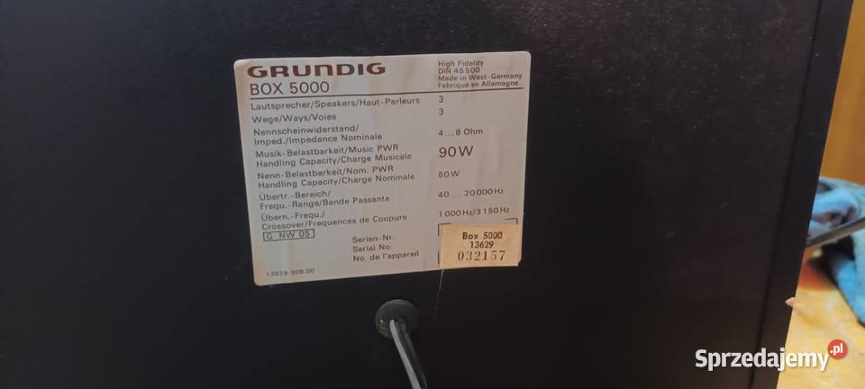 Kolumny sprawne vintage Kadzidło